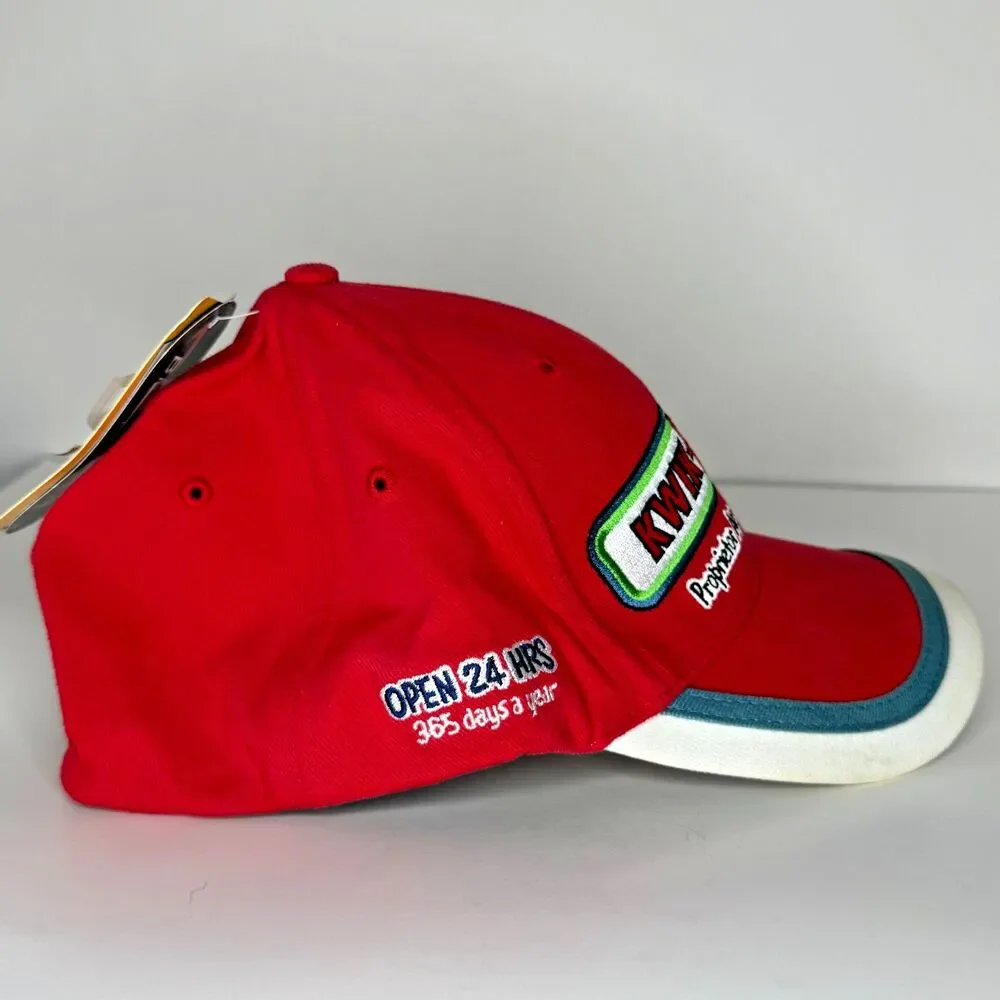 The Simpsons Kwik E Mart Apu Nahasapeemapetilon Strapback Hat NWT Cap